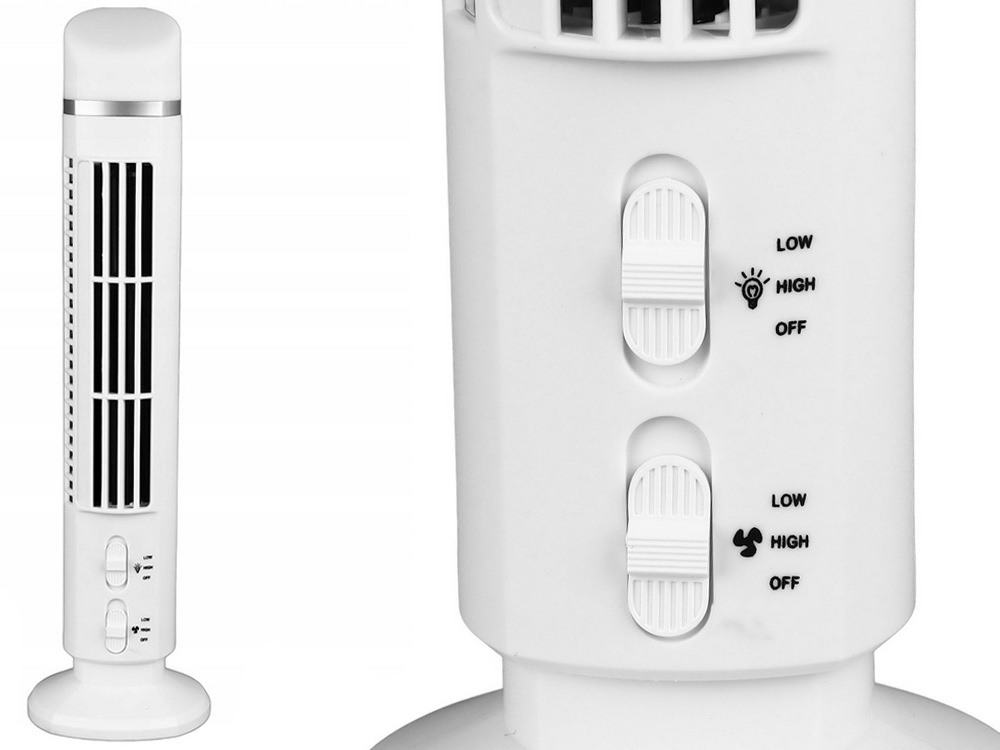 Kolonnas ventilatora lampas galda ventilators stāvošs ventilators bez lāpstiņām