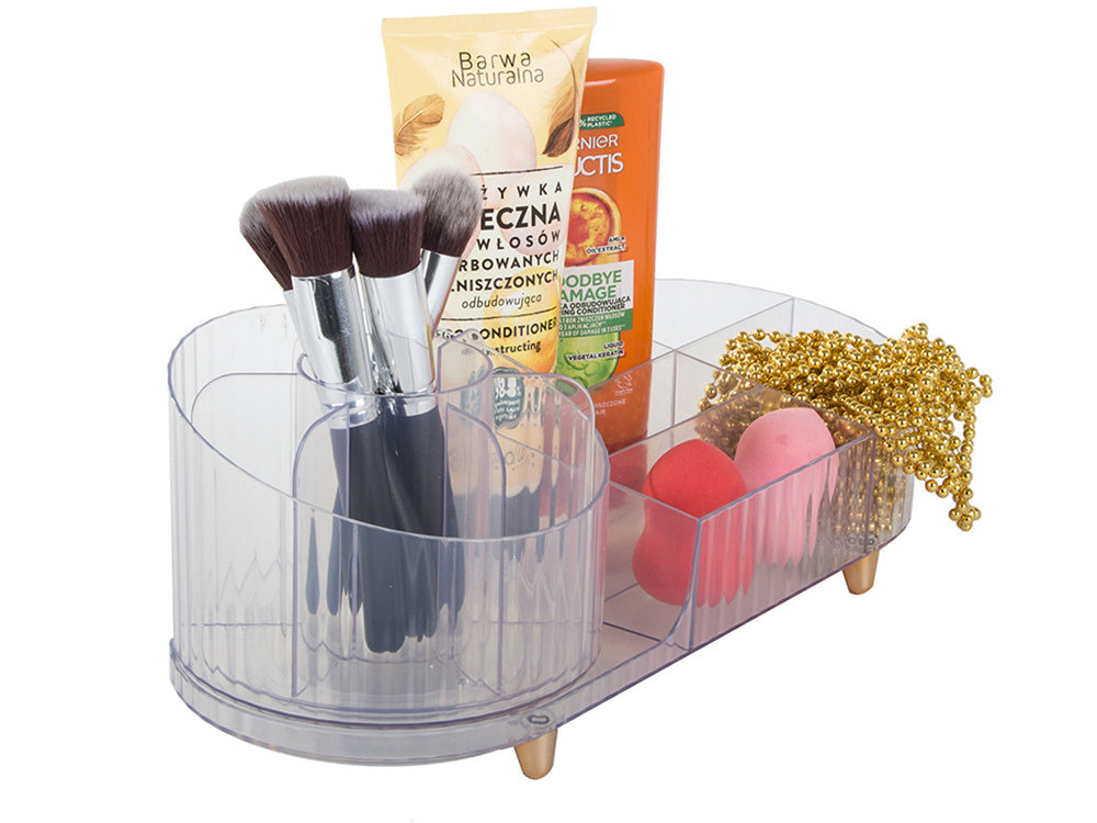 kosmētikas organizators rotaslietu otu turētājs grozāms otu turētājs