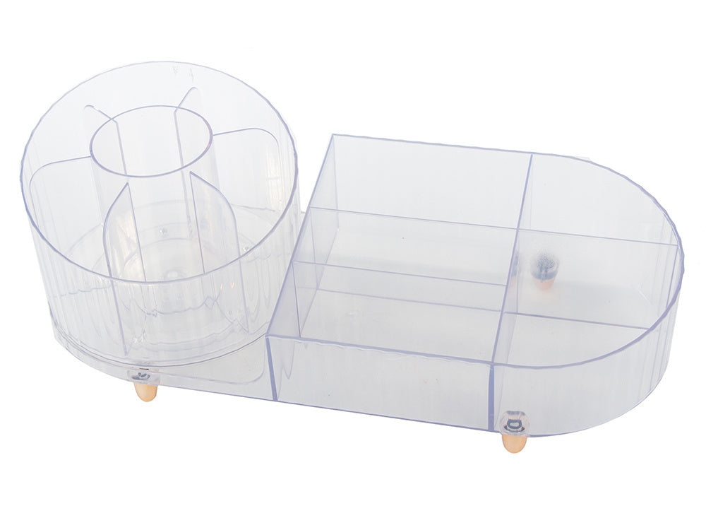 kosmētikas organizators rotaslietu otu turētājs grozāms otu turētājs