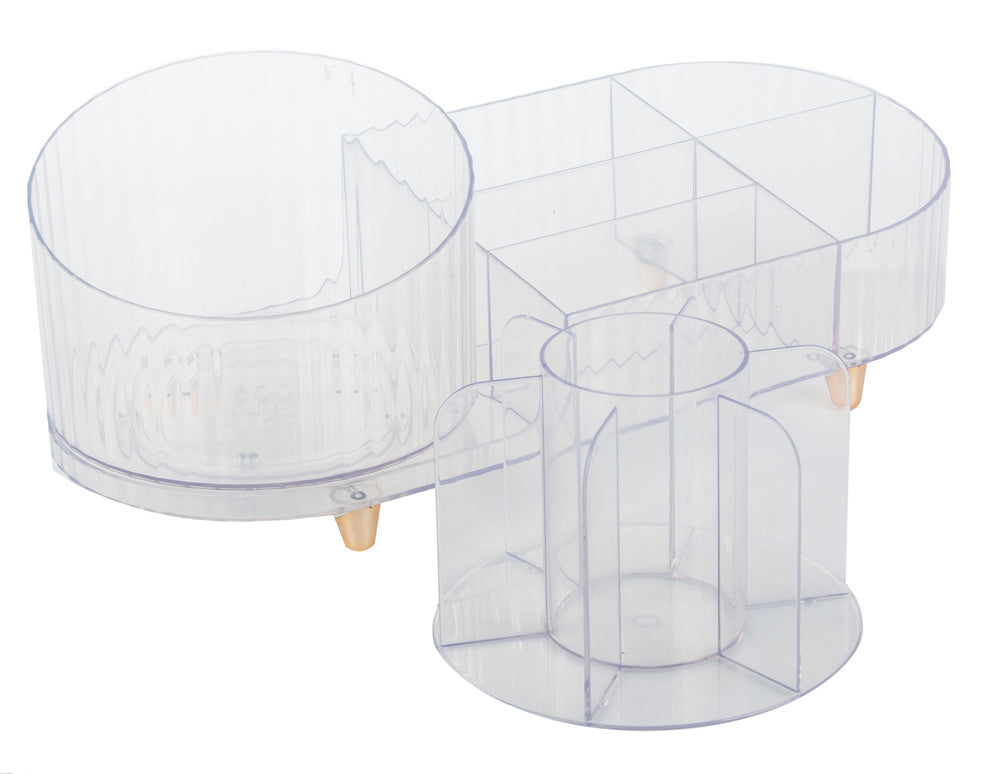 kosmētikas organizators rotaslietu otu turētājs grozāms otu turētājs