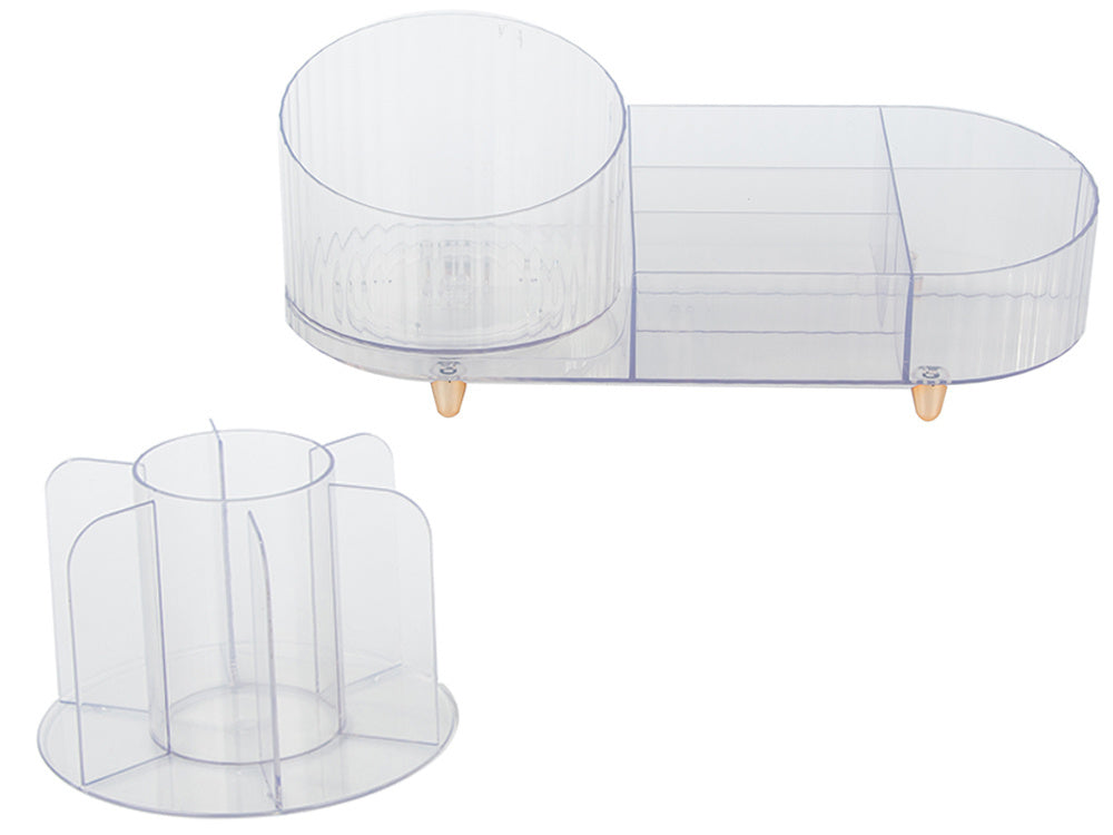 kosmētikas organizators rotaslietu otu turētājs grozāms otu turētājs