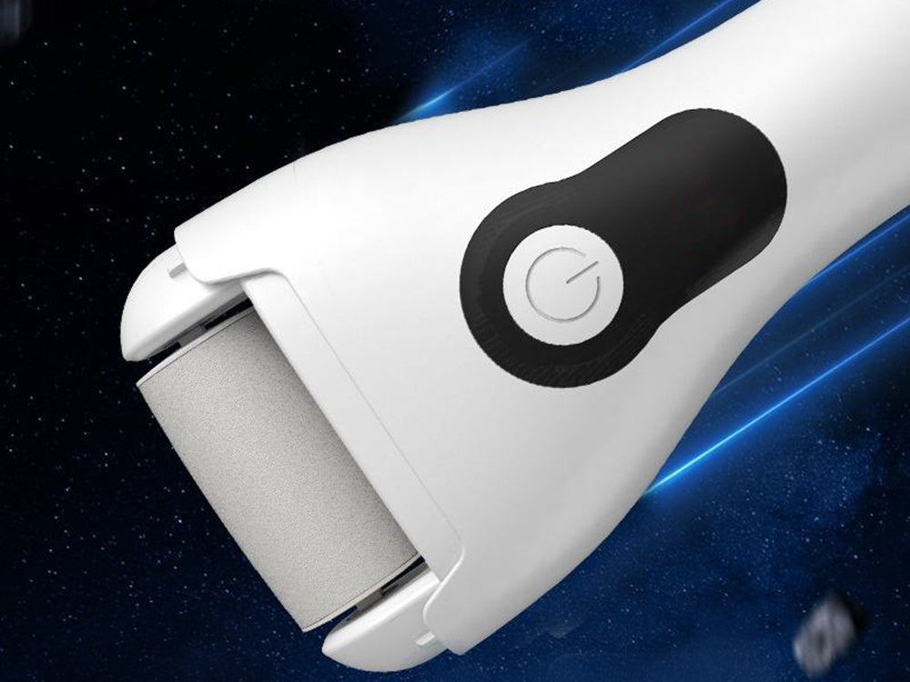 Elektriskā papēžu vīle pumeka akmens griezējam, komplekts ar 3 rullīšiem, LCD ekrāns