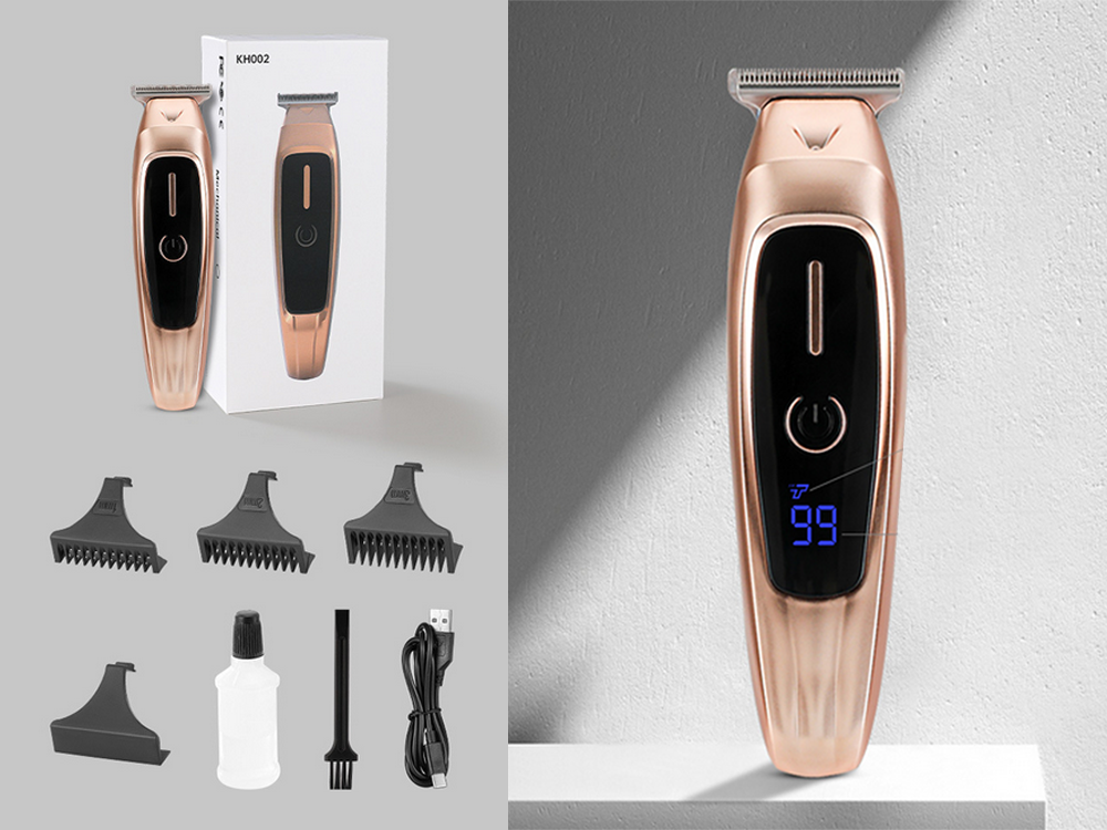 Ķermeņa bārdas matu griezējs friziera trimmeris skuveklis regulējams