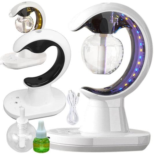 Gaisa mitrinātājs, aromātisks difuzors aromterapijai, nakts gaismas atbaidītājs