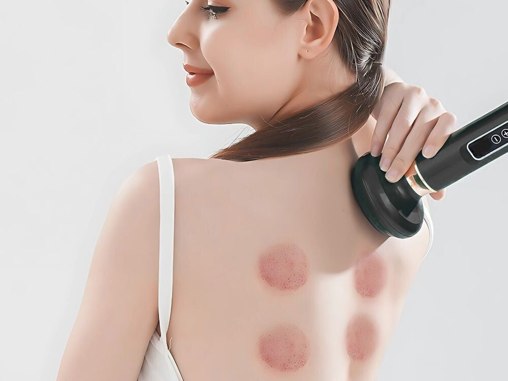 Ķīniešu burbuļu elektriskais vakuuma masieris ar 6 sūkšanas jaudas burbuļu eļļu