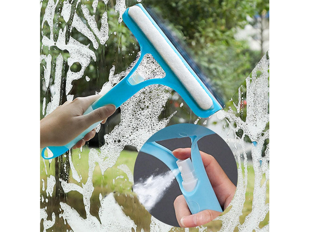 Logu tīrīšanas slotiņa ar birsti kabīnes tīrīšanai