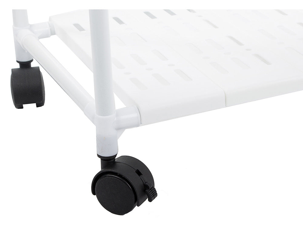 Vannas istabas plaukts, virtuves skapītis, mobilais plauktu bloks uz riteņiem, 4 līmeņu āķi