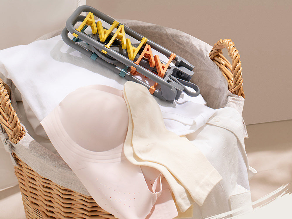 Žāvētājs zeķēm, apakšveļai, drēbju pakaramais, 12 veļas knaģu komplekts