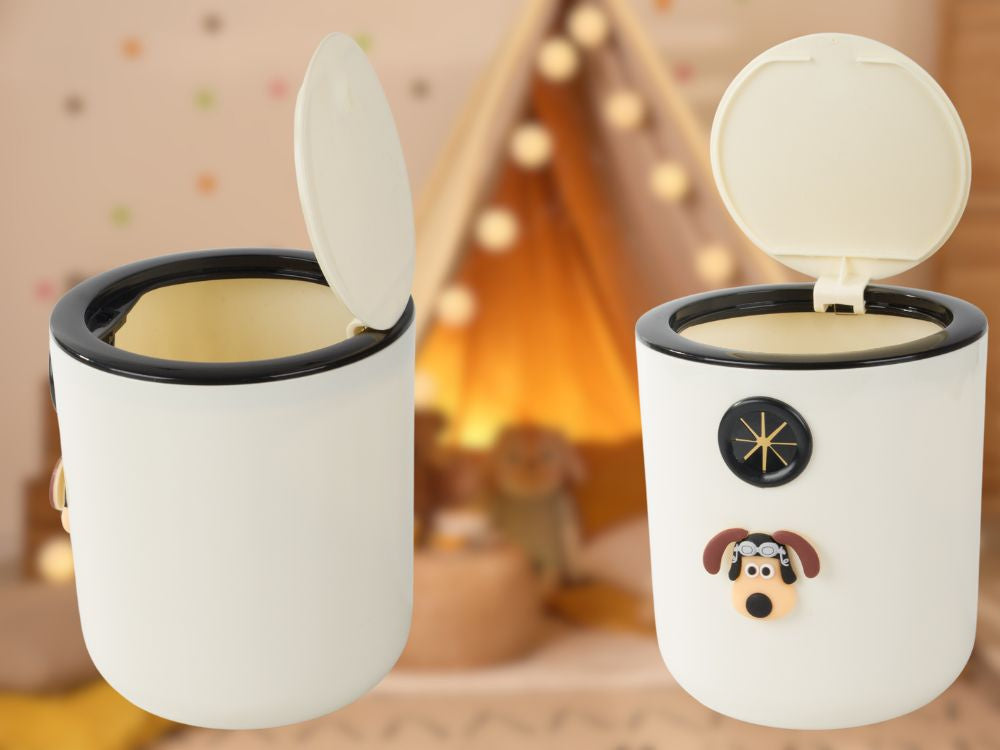 Mini atkritumu grozs bērnu istabai 2l, klikšķis, mazs, ērts