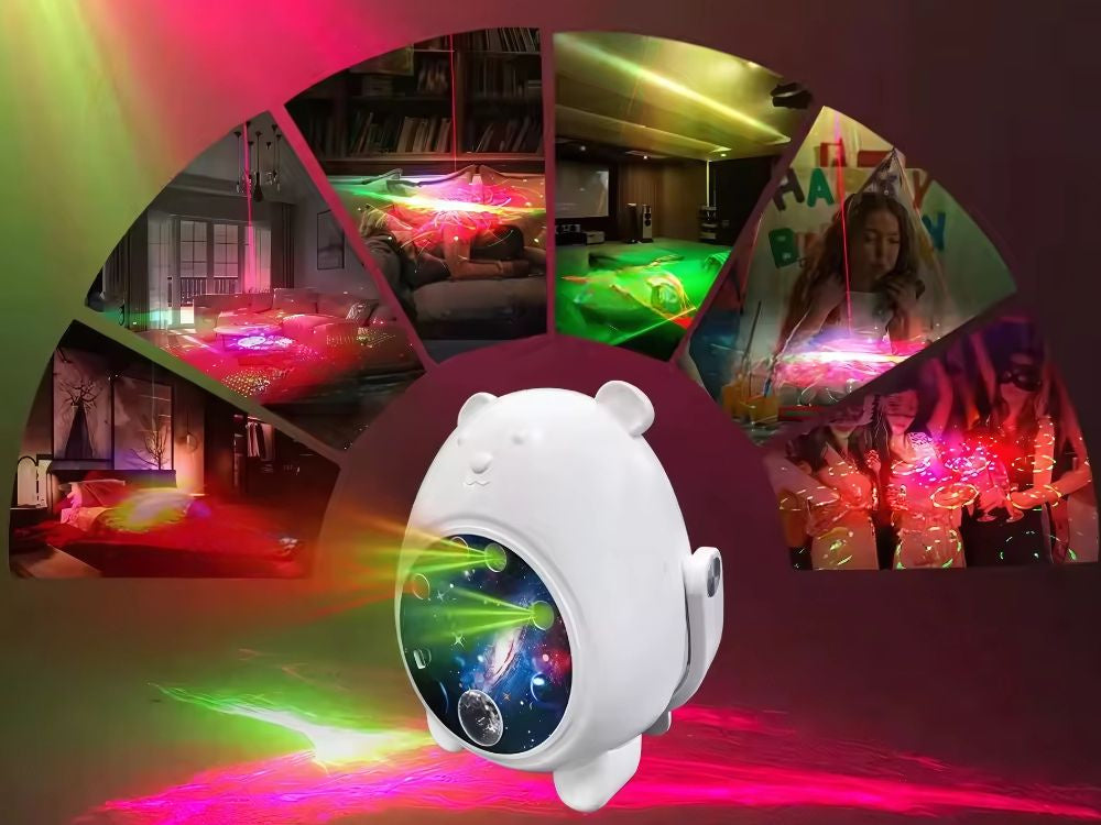 Projektora lāča naktsgaismas LED lāzerprojektors universāla tālvadības pults