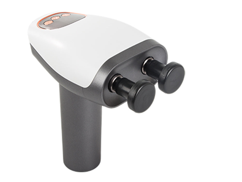 LCD bezvadu masāžas pistole ar jaudīgu 8 uzgaļu komplektu mugurai