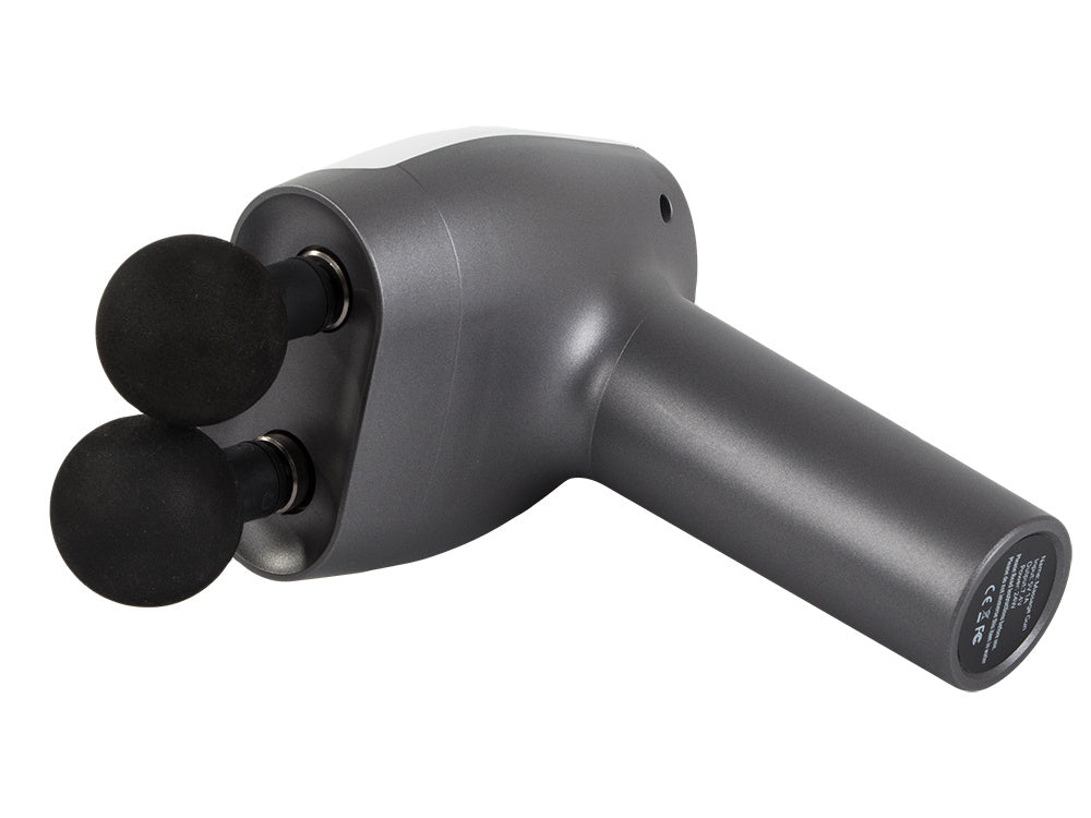 LCD bezvadu masāžas pistole ar jaudīgu 8 uzgaļu komplektu mugurai