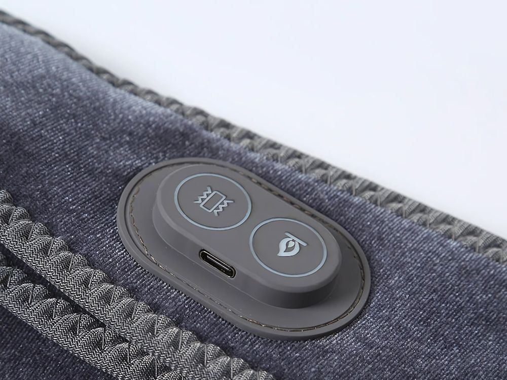 Kakla sāpju mazināšanai paredzēta sildoša kakla masiera masāžas galvas saite ar USB, viegla