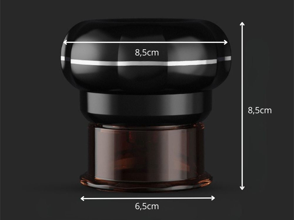 Ķīniešu burbuļu vakuuma masiera sildīšana 12 burbuļu sūkšanas jauda