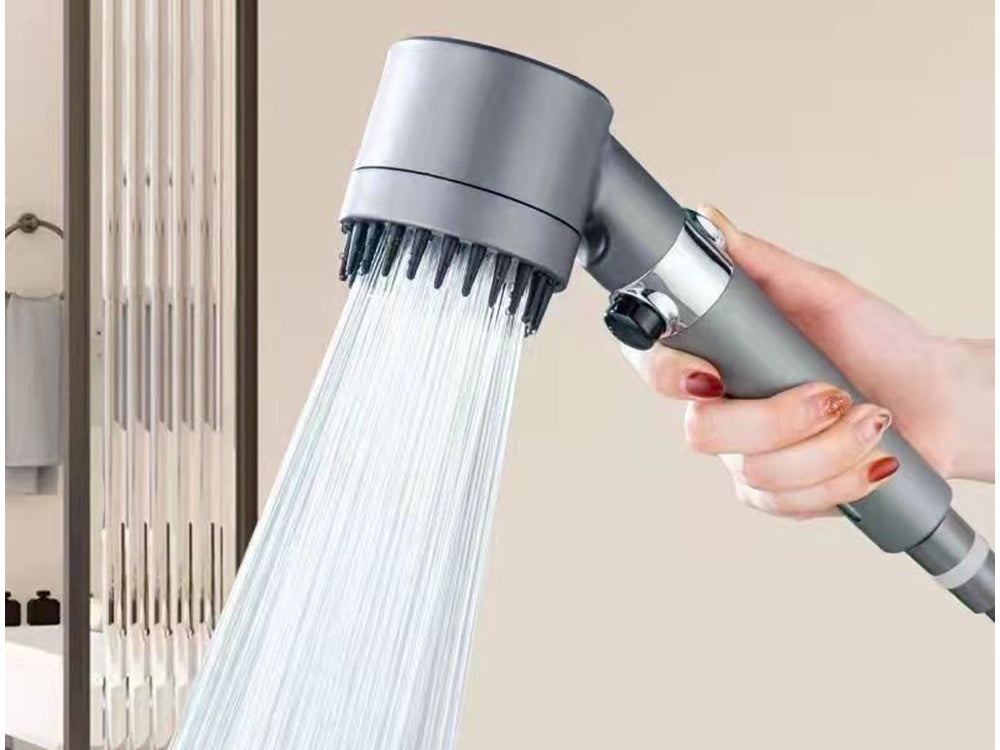 Dušas klausule 3 režīmi ar nomaināmu filtra apturēšanas funkciju, ekonomiska