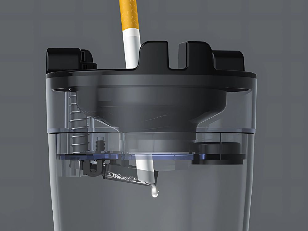 Pelnutrauka krūzīšu turētājs automašīnai mājās ar cigarešu dzēšamā aparāta krūzīšu turētāja grozu