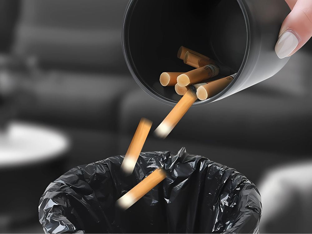 Pelnutrauka krūzīšu turētājs automašīnai mājās ar cigarešu dzēšamā aparāta krūzīšu turētāja grozu