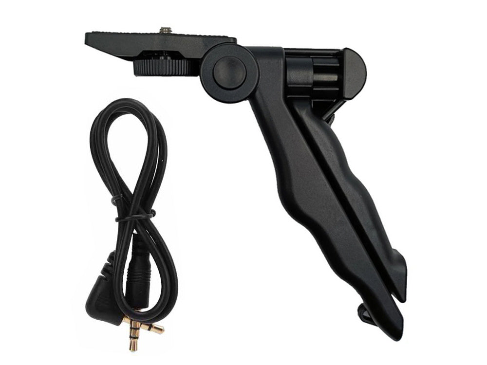 Vlogu komplekts, statīva mikrofons, tālruņa turētājs, video ierakstīšana