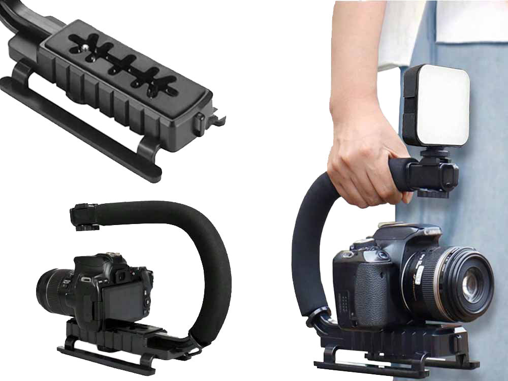 Vlogu komplekts, videoieraksts, statīva mikrofons, tālruņa turētājs