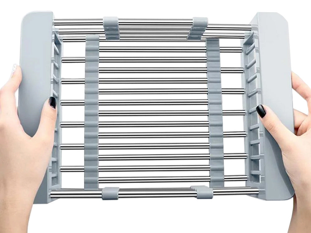 Izlietnes notecināšanas dēlis teleskopiskam dārzeņu un augļu grozam