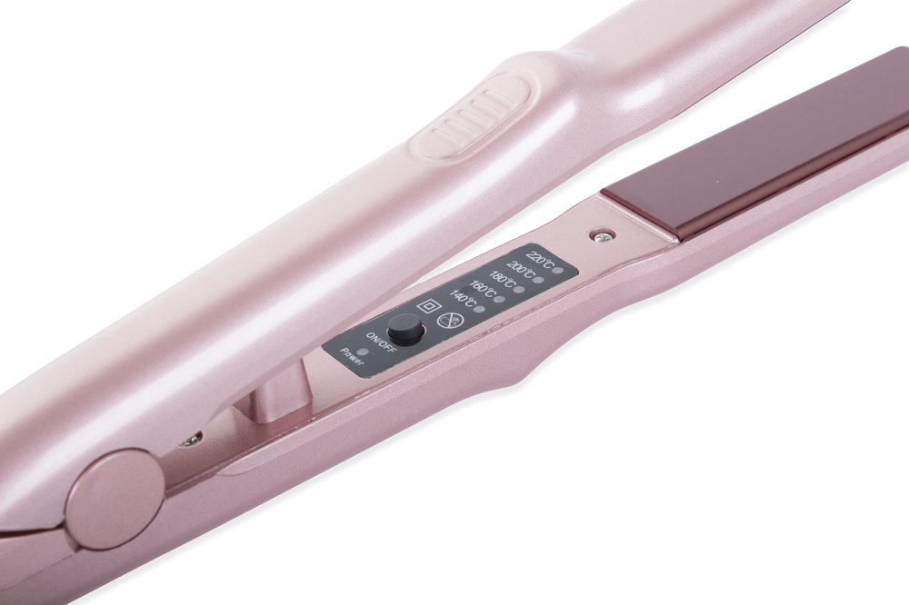 Matu taisnotājs ar temperatūras kontroli, keramikas komplekts, 60 W, 5 režīmi