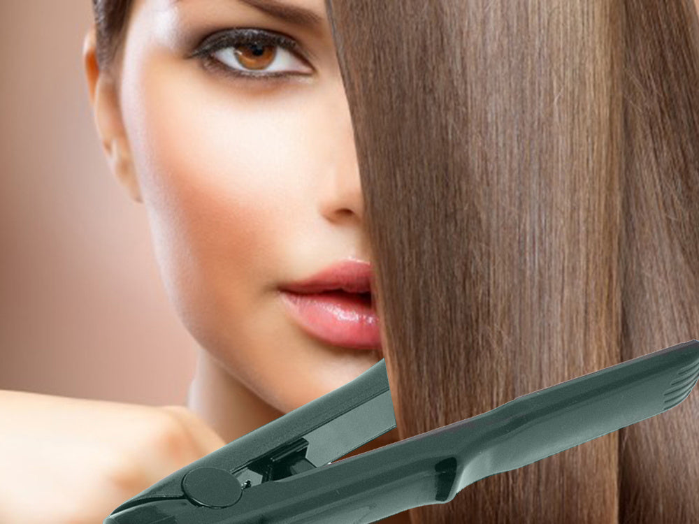 Matu taisnotājs ar temperatūras kontroli, keramikas komplekts, 60 W, 5 režīmi