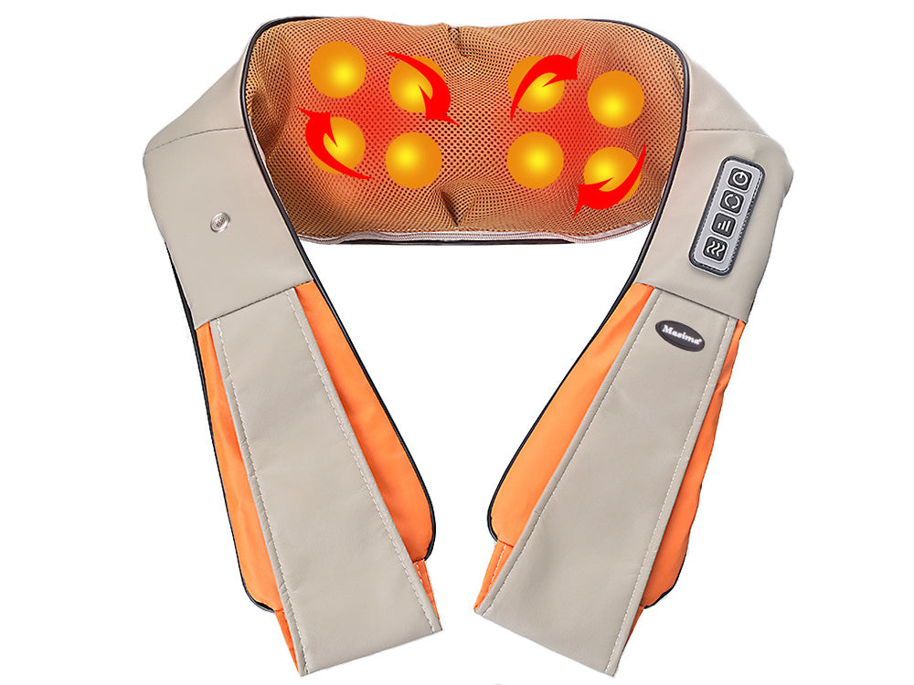 Kakla un kakla masieris muguras un ķermeņa masāžas josta šiatsu relaksācijas spilvens