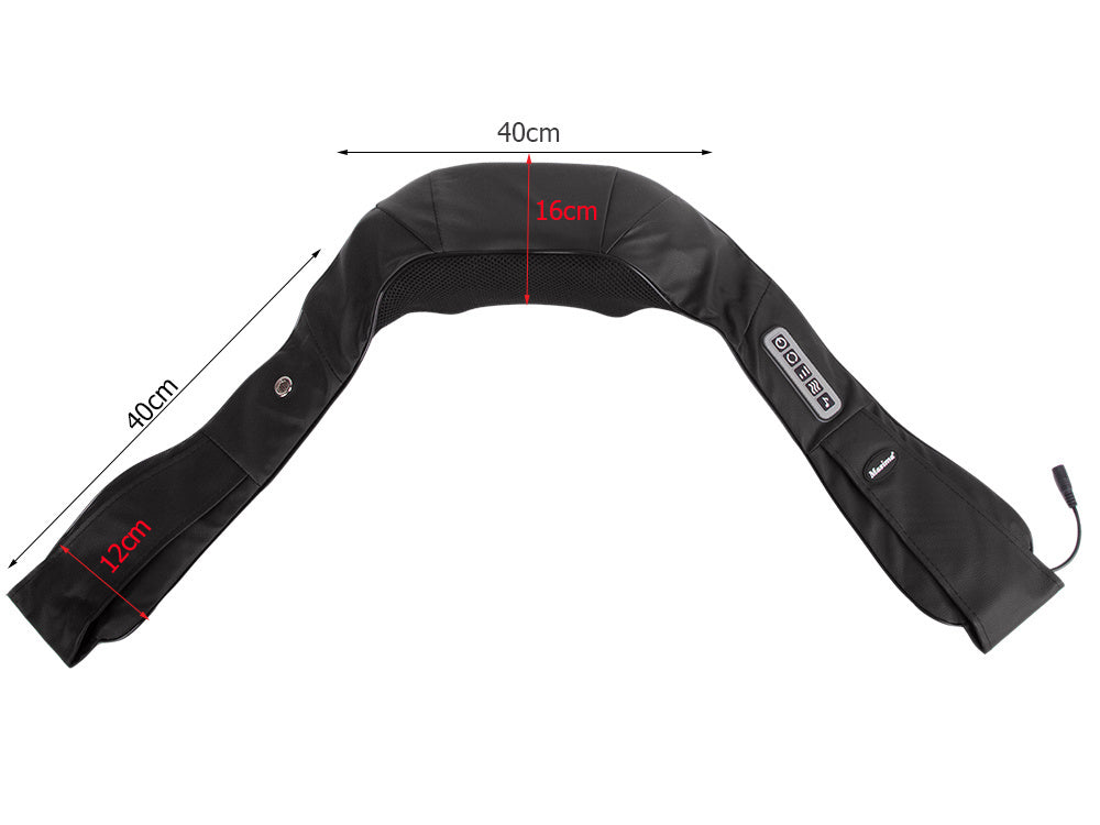 Kakla un kakla masieris muguras un ķermeņa masāžas josta šiatsu relaksācijas spilvens