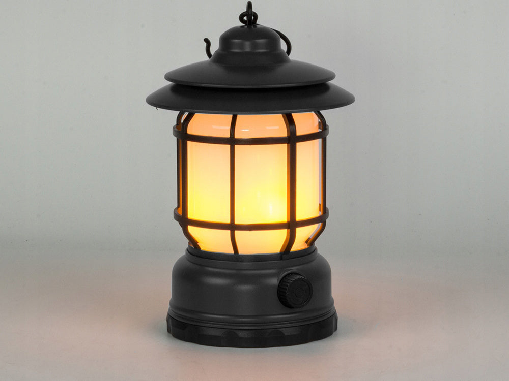 Kempinga kempinga lampa, uzlādējama LED USB tūristu āķa lukturītis