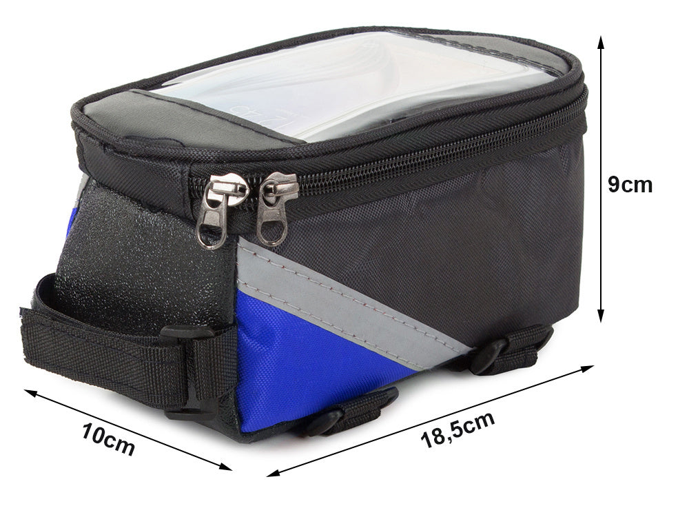 Ūdensizturīgs velosipēda somas un telefona turētāja maciņš