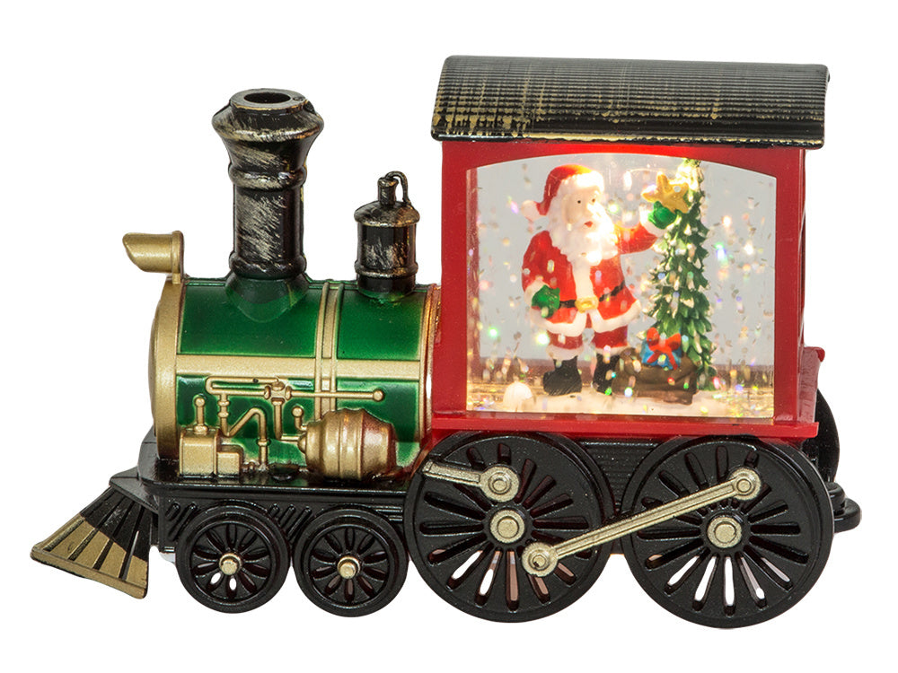 Ziemassvētku laternas laternas dekorācija LED dekorācija vitrāžas lokomotīve