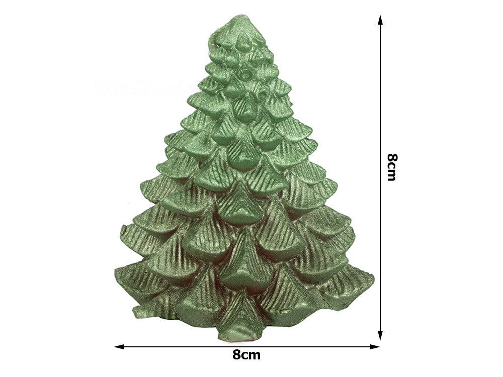 Ziemassvētku eglītes svece Ziemassvētku kastīte dekoratīva svece