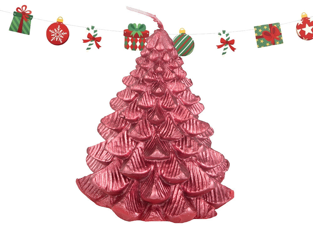 Ziemassvētku eglītes svece Ziemassvētku kastīte dekoratīva svece