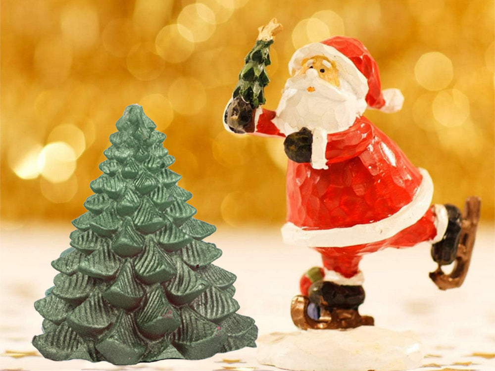 Ziemassvētku eglītes svece Ziemassvētku kastīte dekoratīva svece