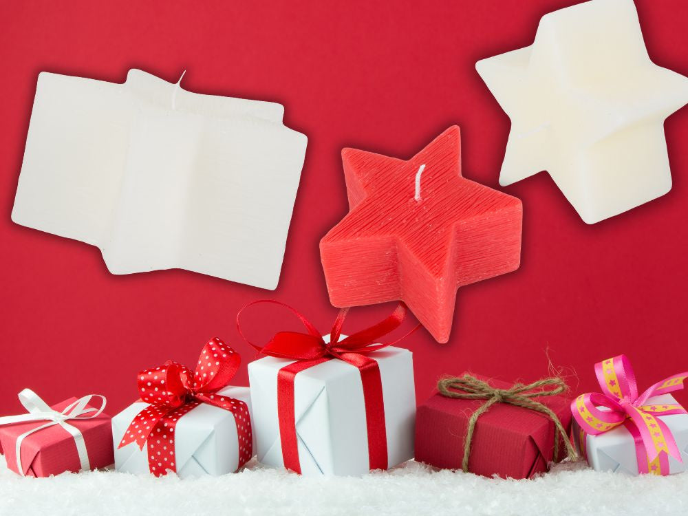 Ziemassvētku aromātiskā zvaigžņu svece Ziemassvētku aromātiskā svece