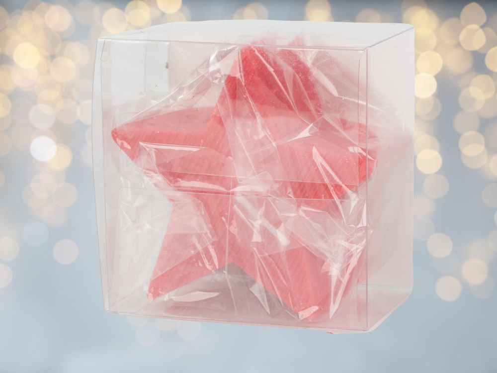 Ziemassvētku aromātiskā zvaigžņu svece Ziemassvētku aromātiskā svece