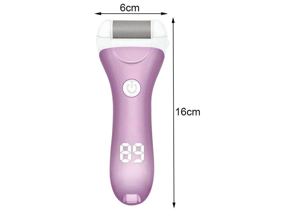 Elektriskā papēžu vīle pumeka akmens griezējam, komplekts ar 3 rullīšiem, LCD ekrāns