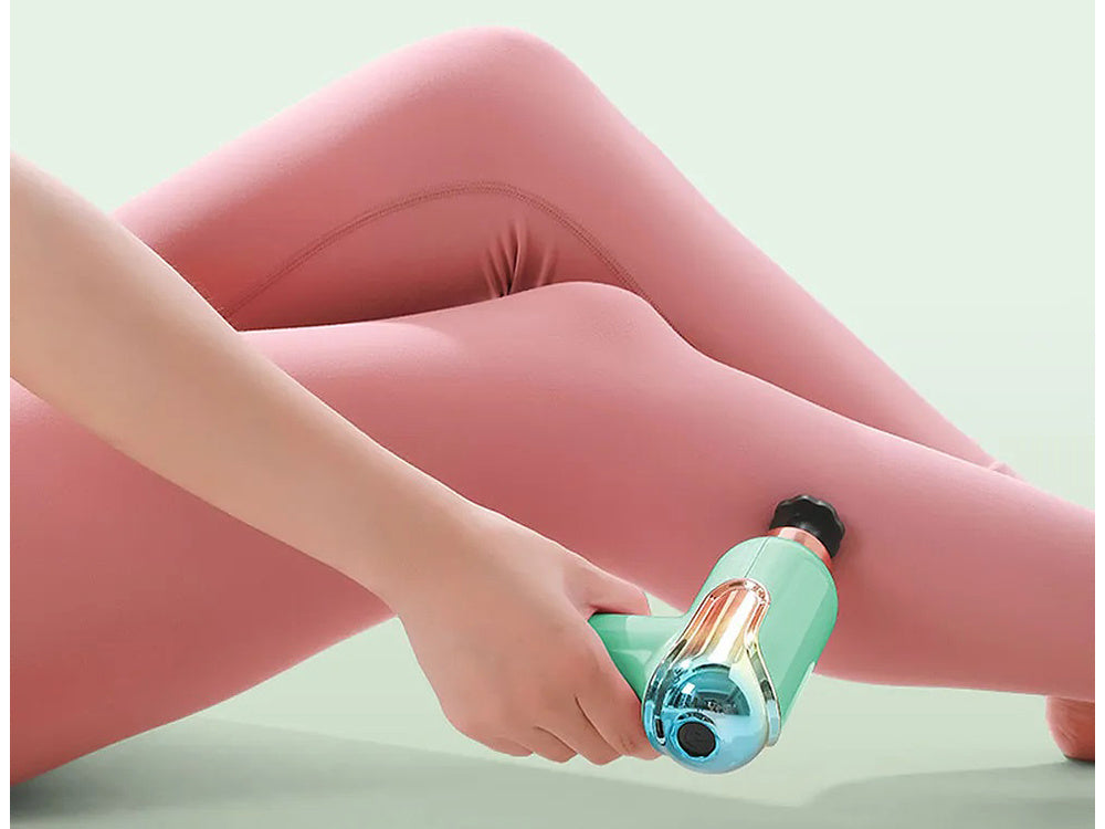 Mini masāžas pistole, jaudīga, pārnēsājama masāžas pistole + 4 uzgaļi