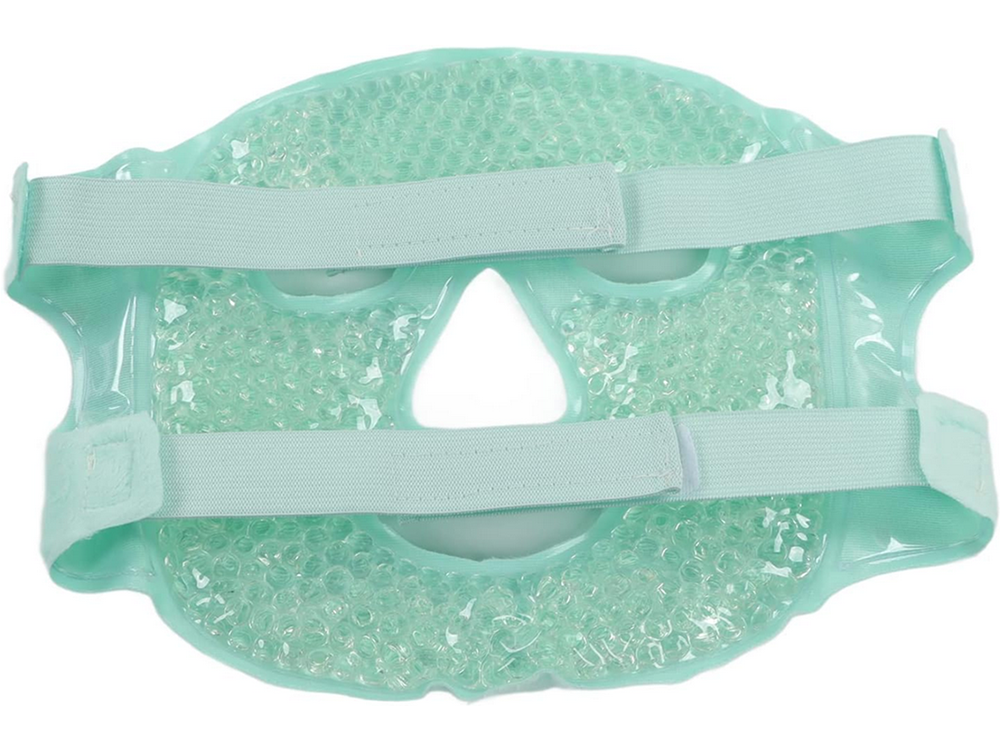 Atvēsinoša, atvēsinoša sejas maska, sildoša, relaksējoša acu maska ar želeju