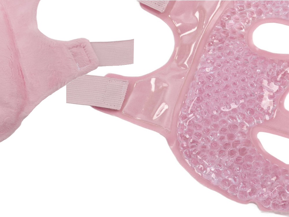 Atvēsinoša, atvēsinoša sejas maska, sildoša, relaksējoša acu maska ar želeju