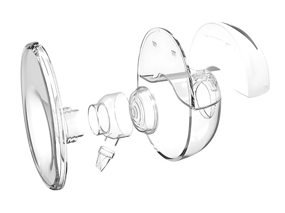 Elektriskais krūts pumpis ar 4 režīmiem, pārnēsājams krūts pumpis ar bezvadu apvalku