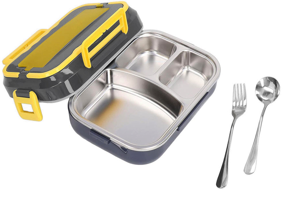 Elektriskā pusdienu kaste ar apsildāmu konteineru darba kravas automašīnas pusdienām