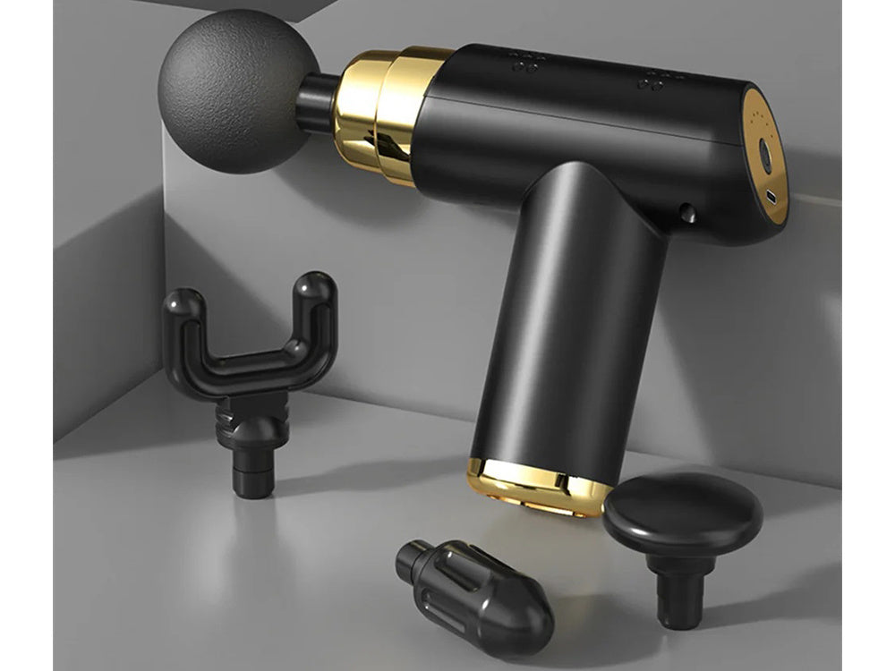 Mini muskuļu ķermeņa masāžas pistole, jaudīga, pārnēsājama masāžas pistole