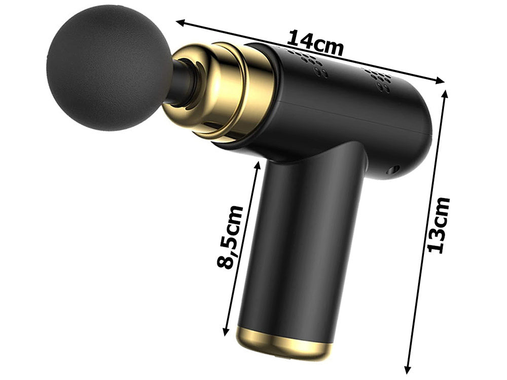 Mini muskuļu ķermeņa masāžas pistole, jaudīga, pārnēsājama masāžas pistole