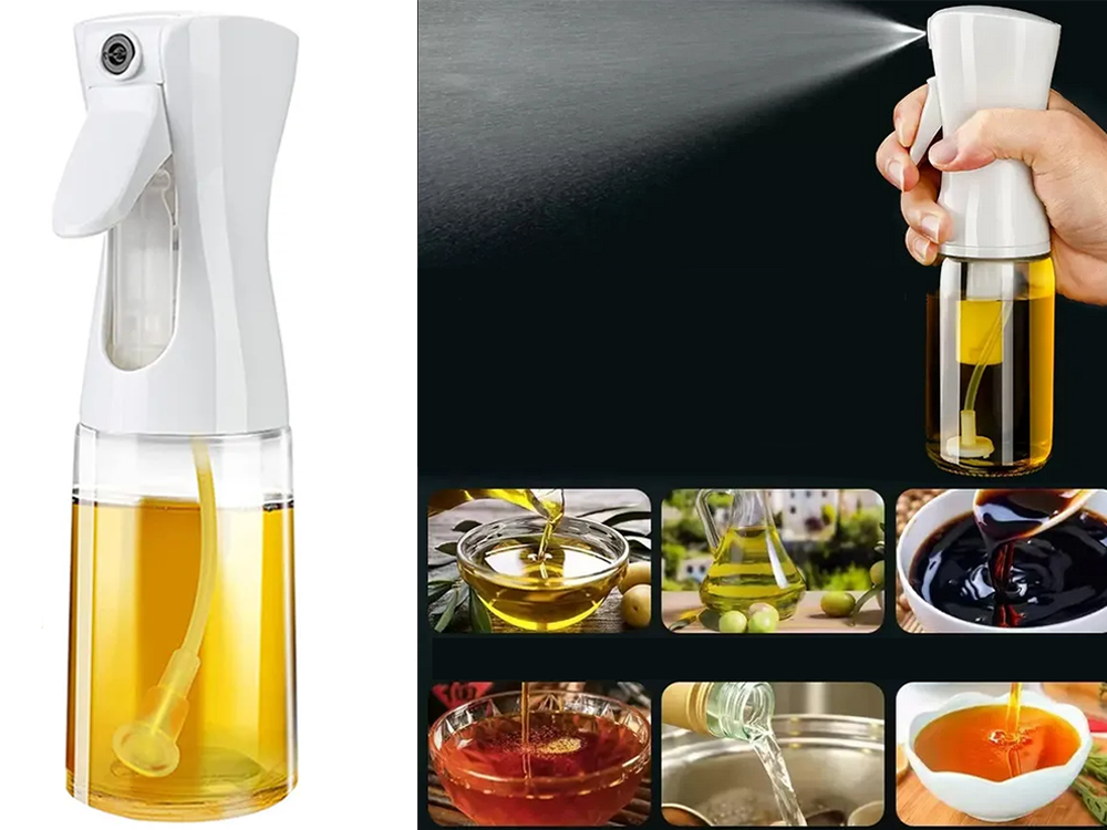 Eļļas eļļas smidzinātājs, 200 ml stikla smidzinātājs