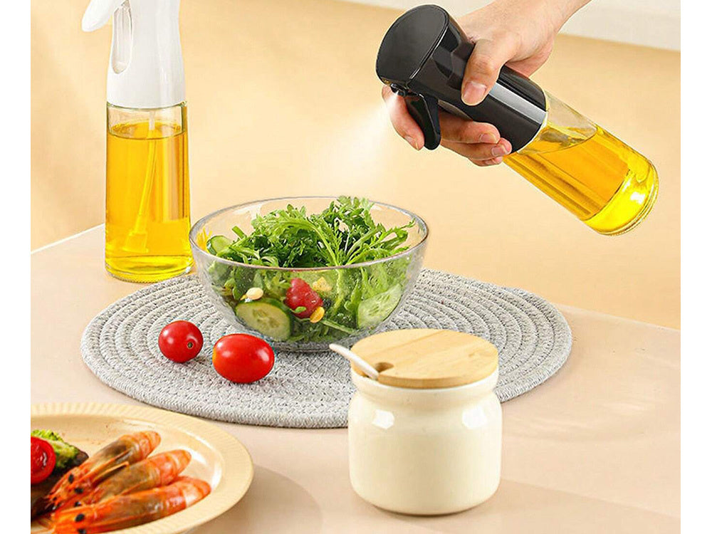 Eļļas eļļas smidzinātājs, 200 ml stikla smidzinātājs