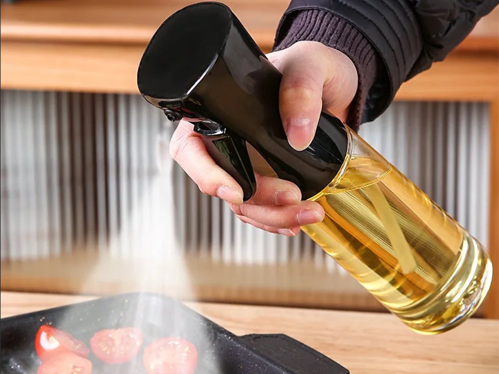 Eļļas eļļas smidzinātājs, 200 ml stikla smidzinātājs