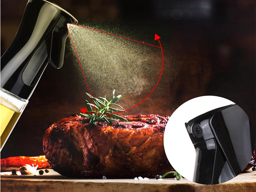 Eļļas eļļas smidzinātājs, 200 ml stikla smidzinātājs