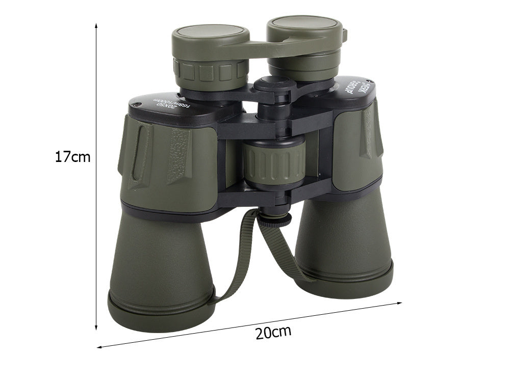 Militārais medību binoklis ar tālummaiņas optiku 20x50 izdzīvošanas lielajam tūristam