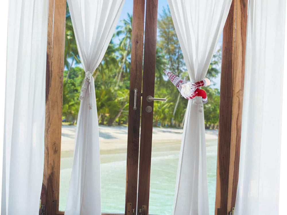 Ziemassvētku rūķīša rūķīša aizkara āķa un cilpas stiprinājums